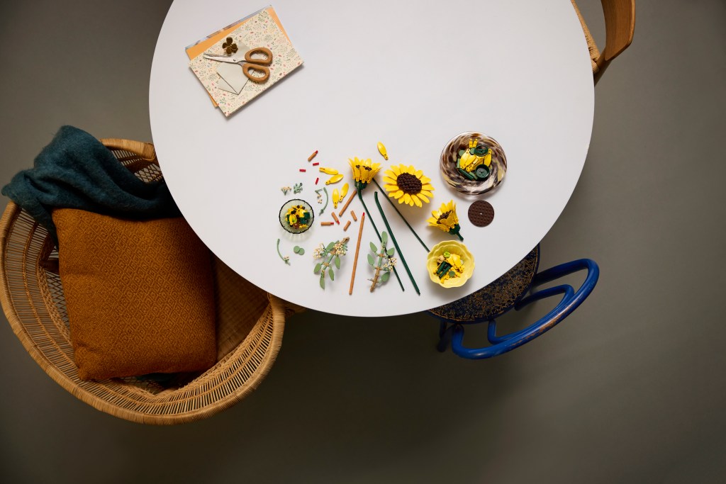 construction LEGO Botanicals 11502 Le Bouquet de Tournesols