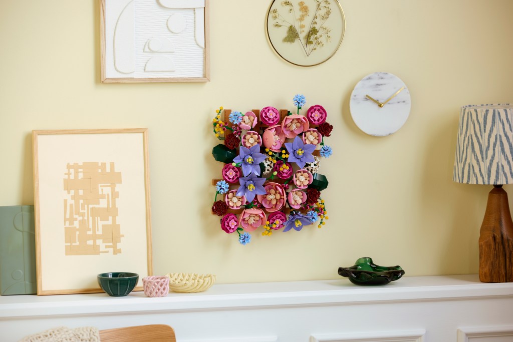 décoration LEGO Botanicals 11503 Le Mur de Fleurs