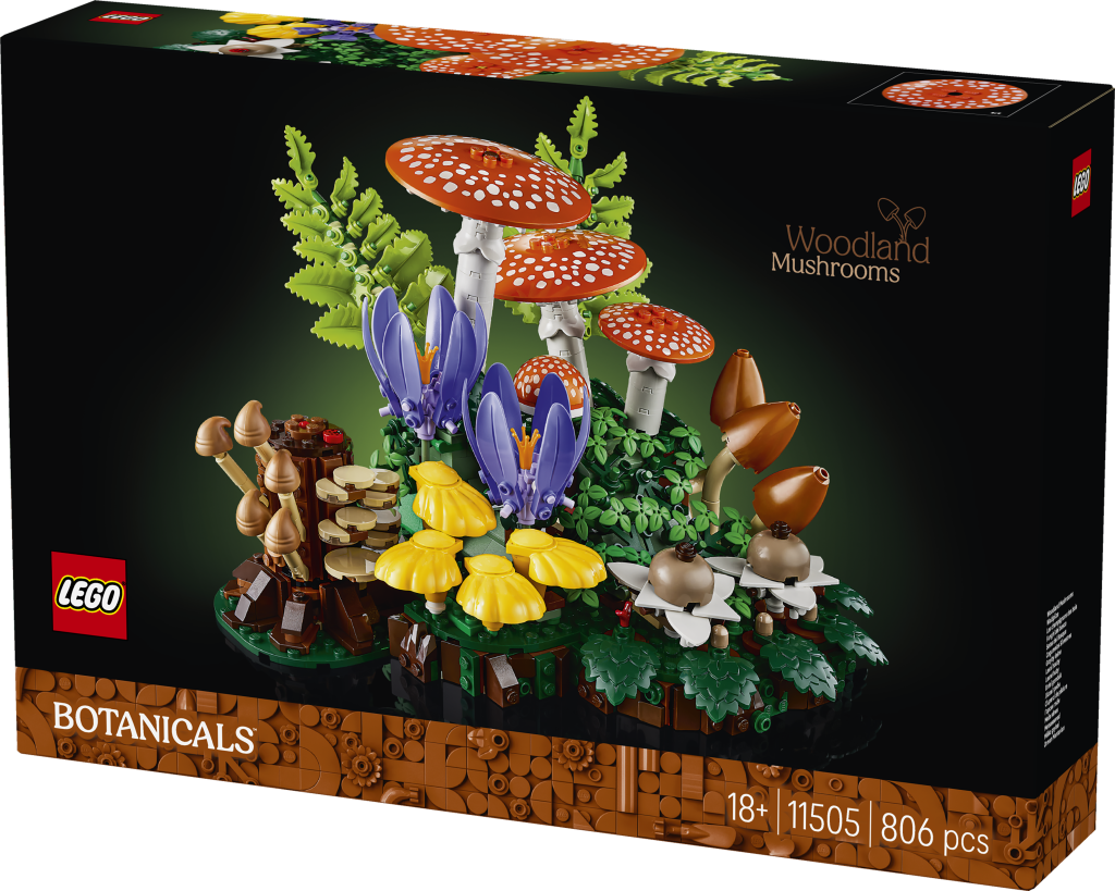 boîte LEGO Botanicals 11505 Les Champignons des Bois