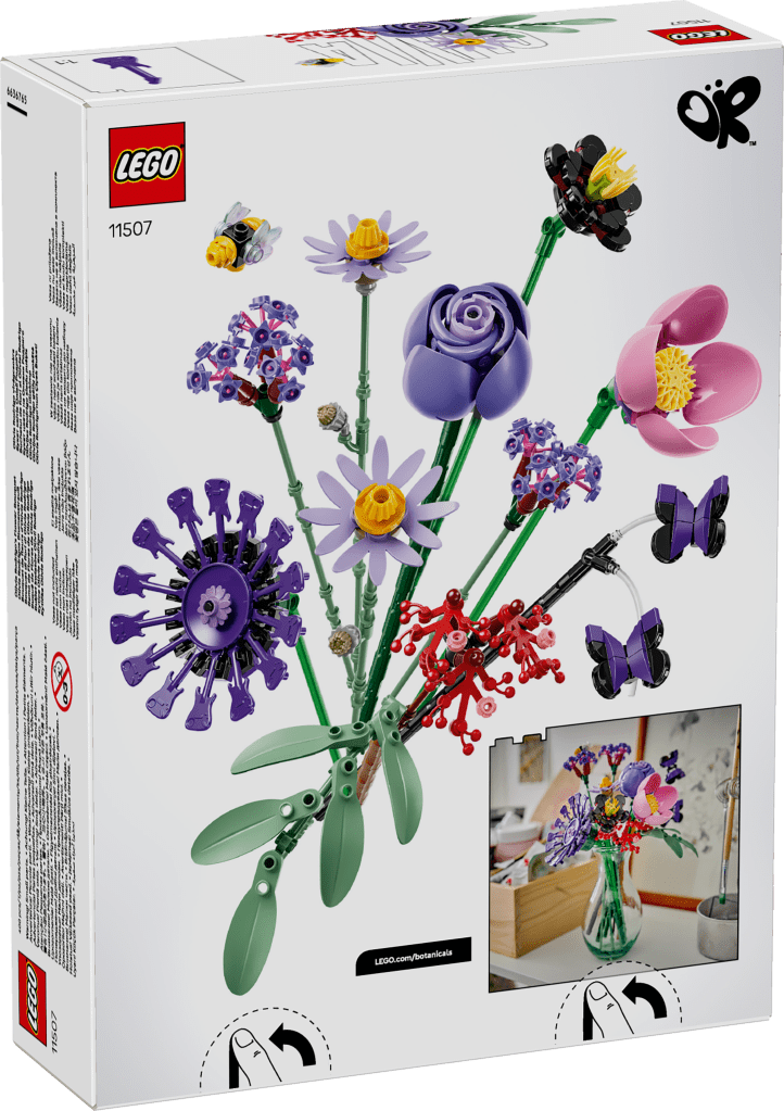 boîte LEGO Botanicals et Editions 11507 Bouquet de Fleurs d'Olivia Rodrigo