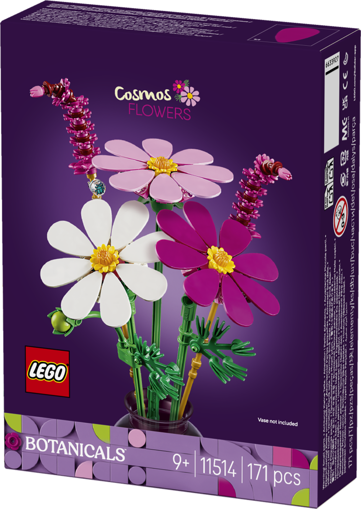 boîte LEGO Botanicals 11514 Les Cosmos