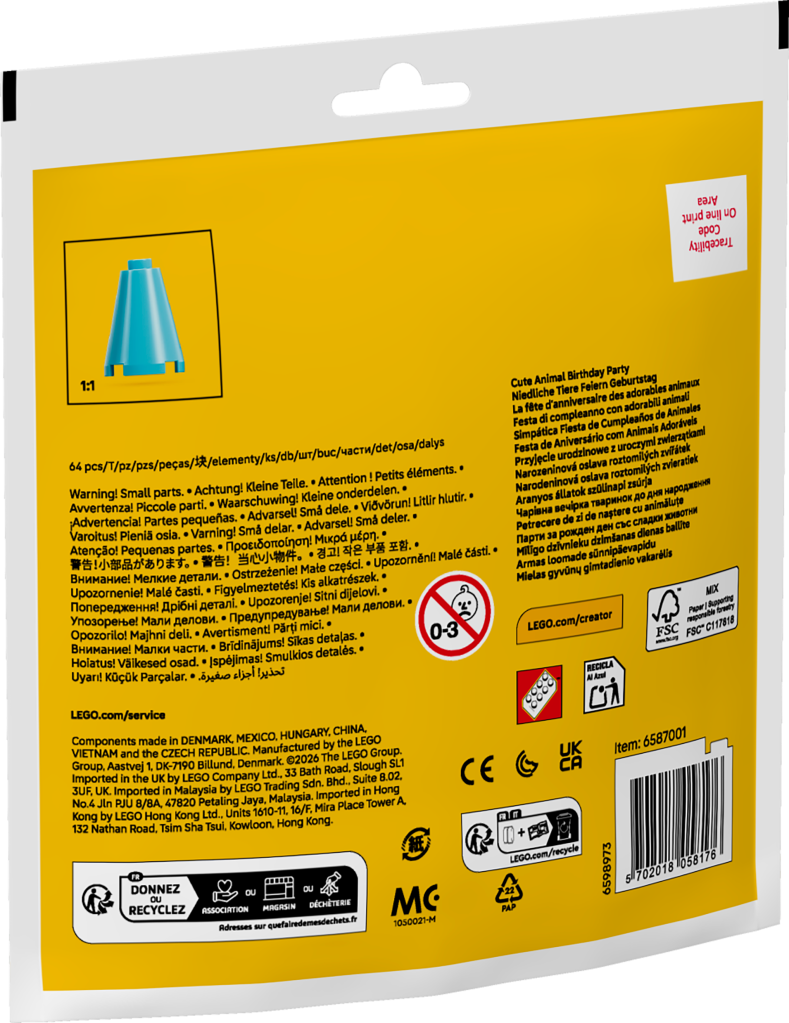 boîte LEGO Creator 30715 La fête d’anniversaire des adorables animaux