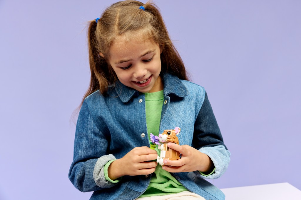 LEGO Creator 3-en-1 31376 L’Adorable Hamster et la Fleur