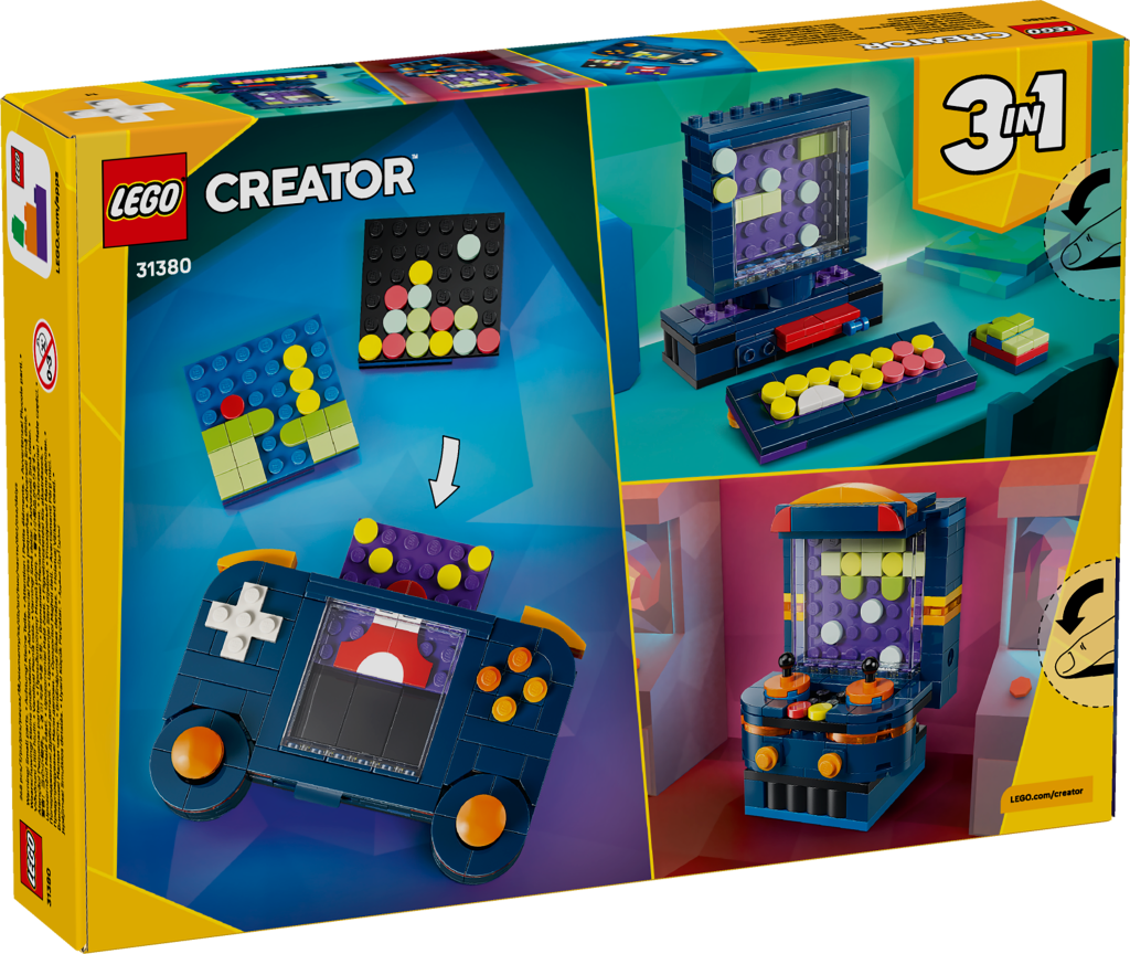 boîte LEGO Creator 3-en-1 31380 La Console de Jeu Rétro