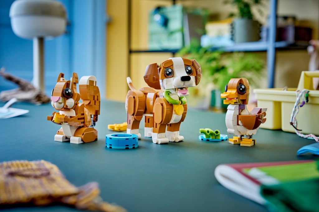 LEGO Creator 3-en-1 31382 Les Adorables Animaux : le Chiot Joueur