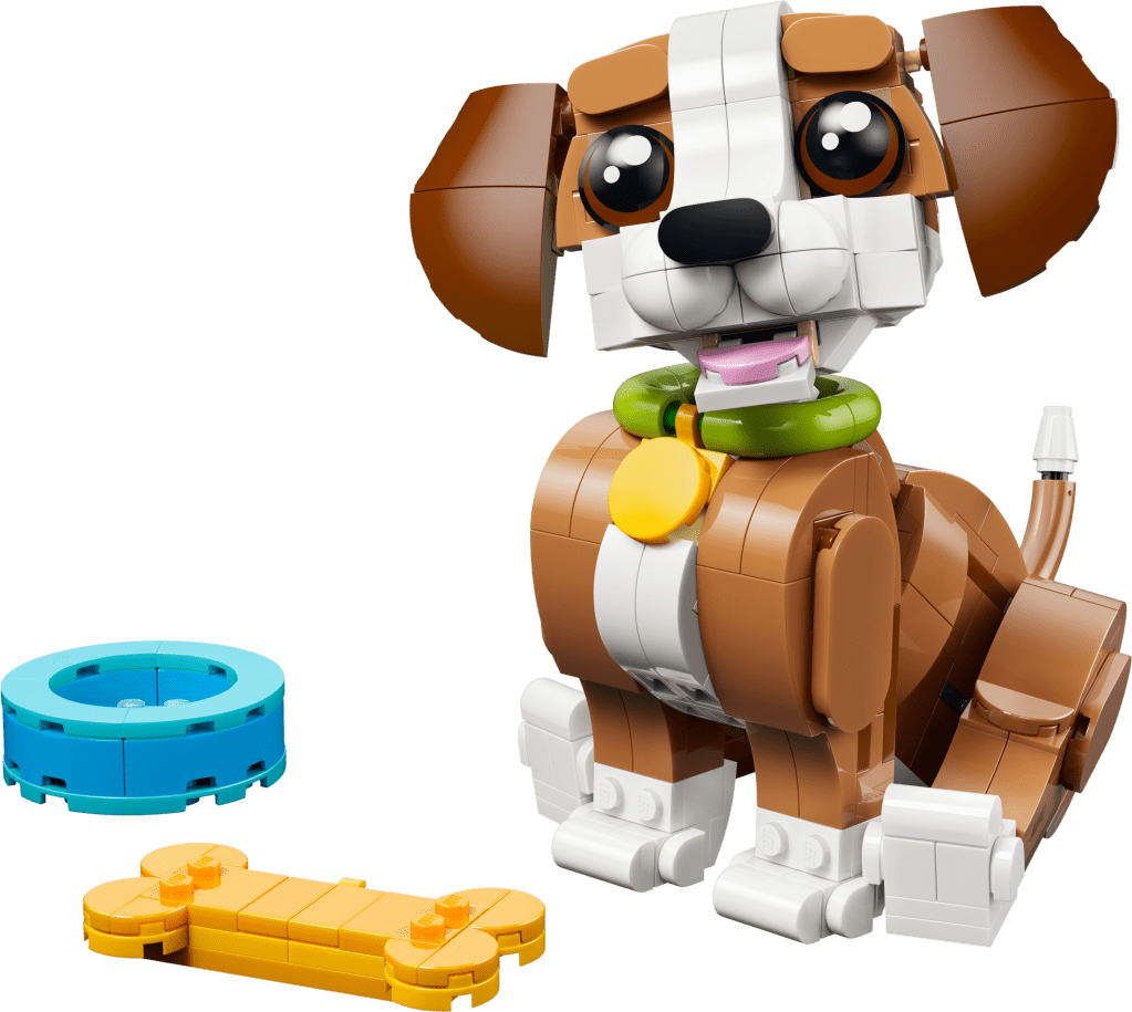 LEGO Creator 3-en-1 31382 Les Adorables Animaux : le Chiot Joueur