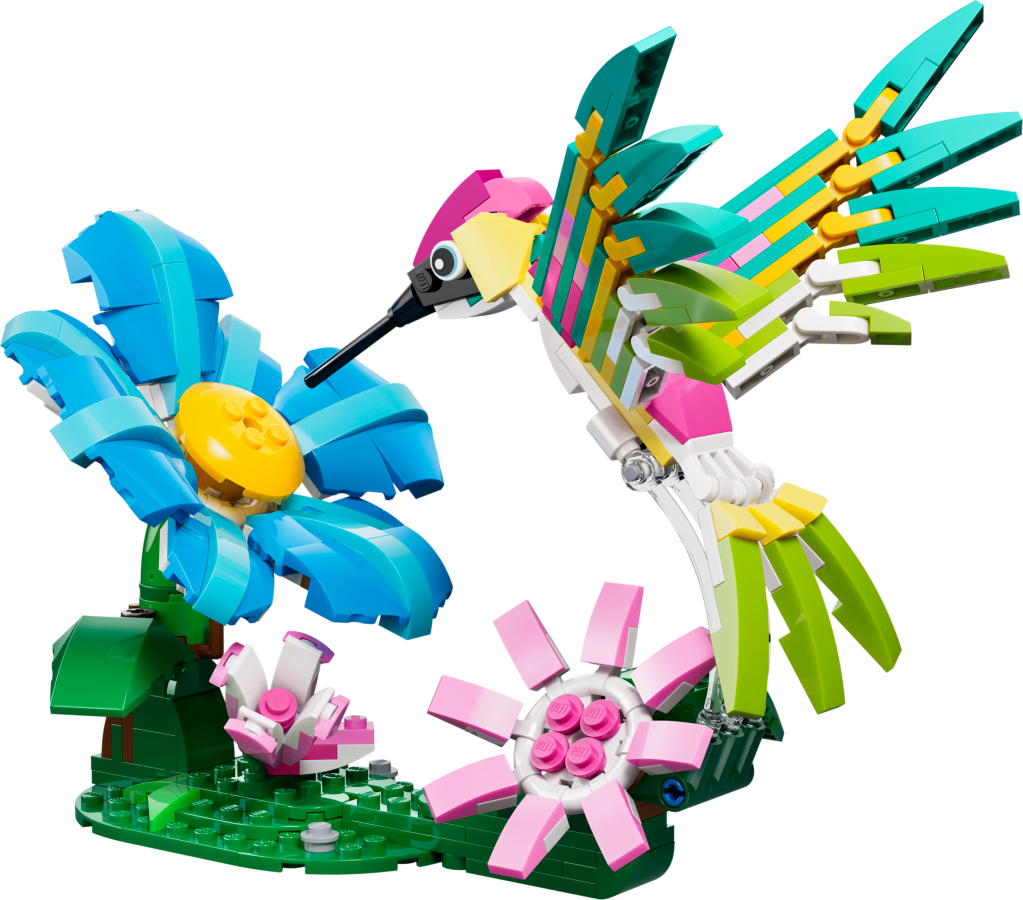 LEGO Creator 3-en-1 31384 Animaux Sauvages : le Colibri Coloré