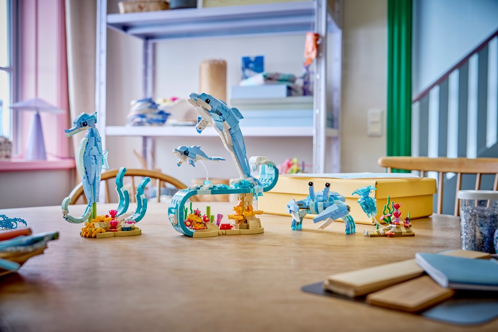 LEGO Creator 3-en-1 31385 Animaux Marins : les Beaux Dauphins