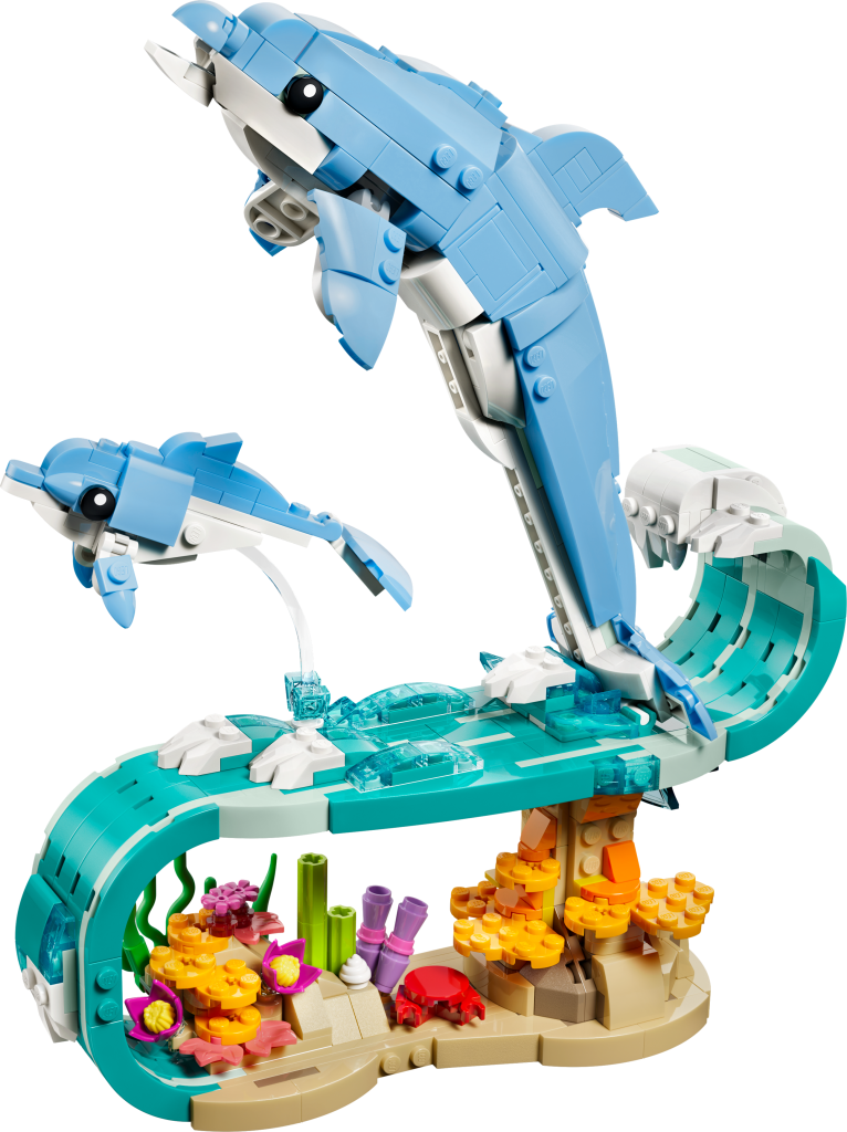 LEGO Creator 3-en-1 31385 Animaux Marins : les Beaux Dauphins