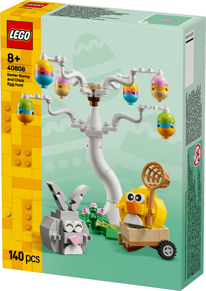 boîte LEGO Iconic 40808 Le Lapin de Pâques et la Chasse aux Œufs