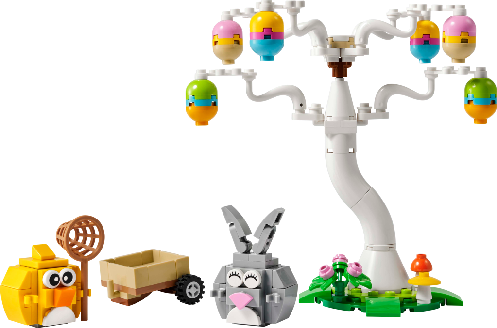 LEGO Iconic 40808 Le Lapin de Pâques et la Chasse aux Œufs