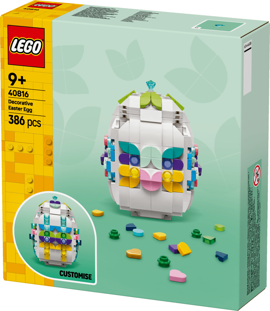 boîte LEGO Iconic 40816 L’Œuf de Pâques Décoratif