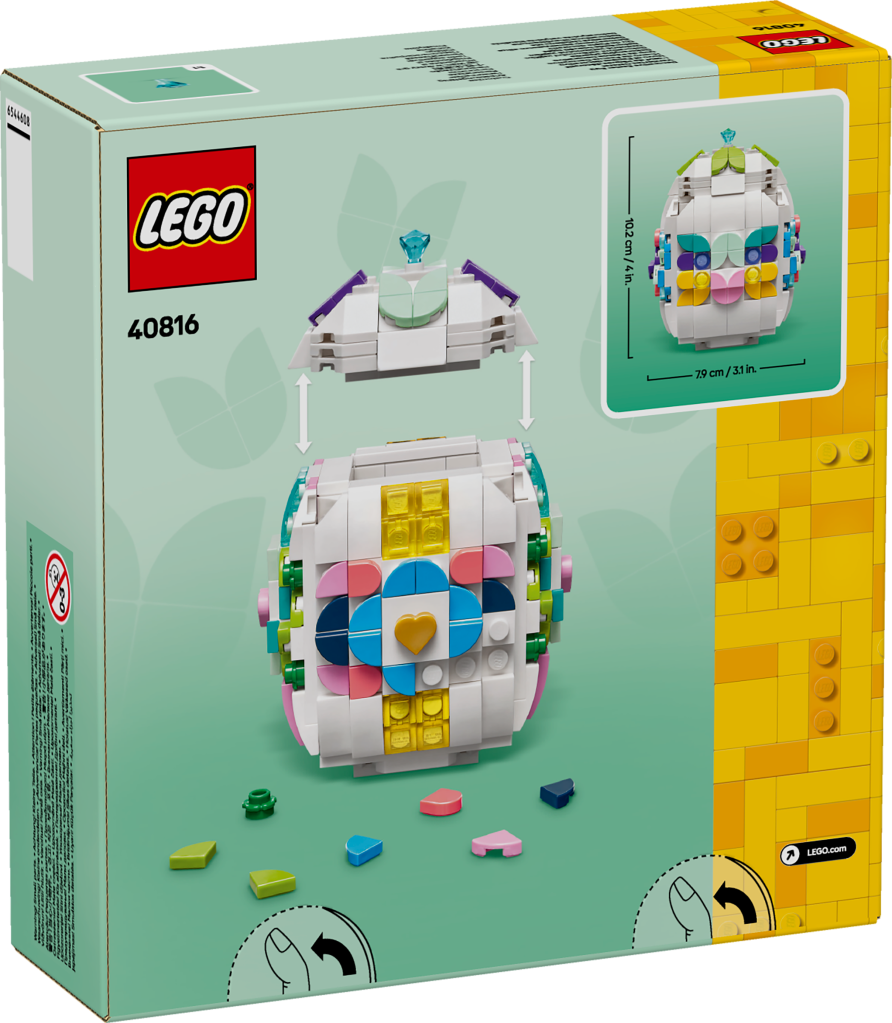 boîte LEGO Iconic 40816 L’Œuf de Pâques Décoratif