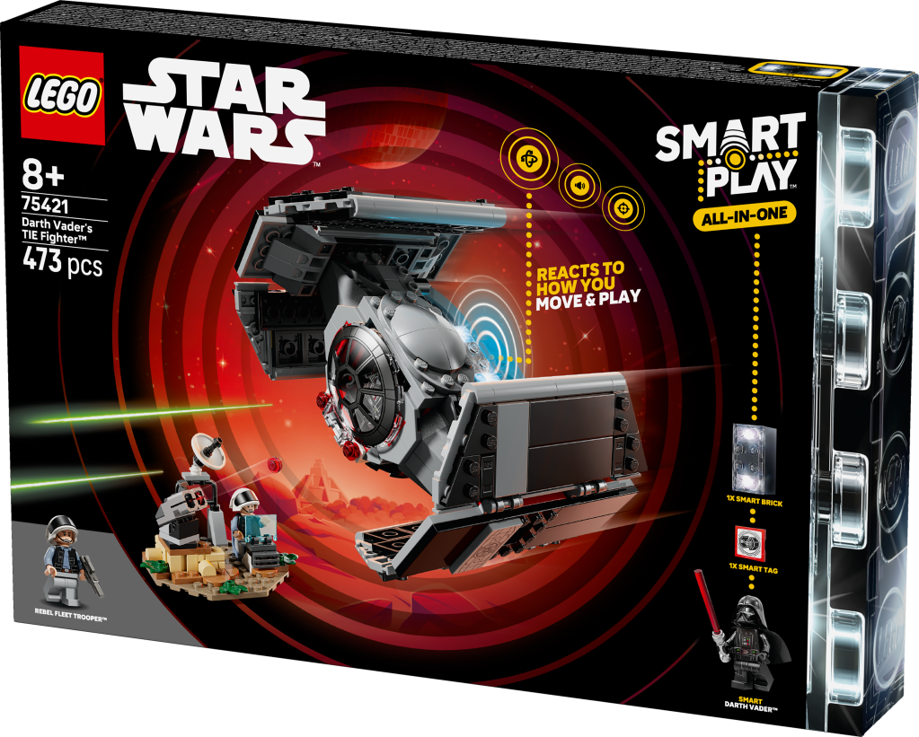 boîte LEGO Star Wars 75421 SMART PLAY™ – Le TIE Fighter de Dark Vador