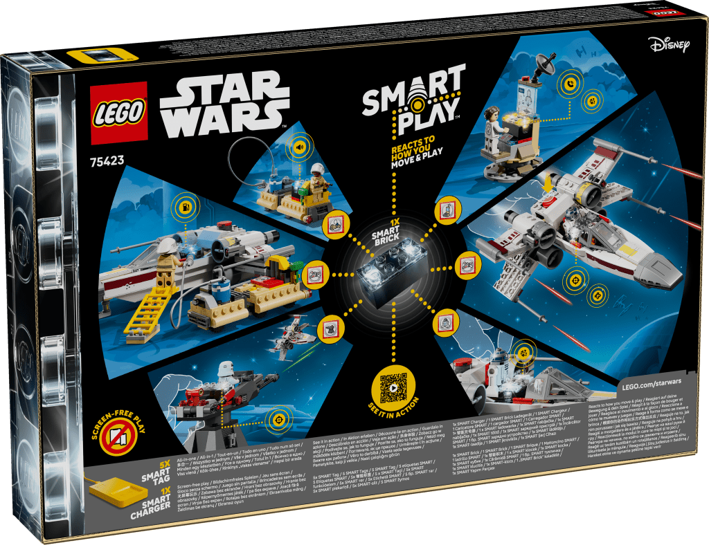 boîte LEGO Star Wars 75423 SMART PLAY™ – Le X-Wing Red Five de Luke