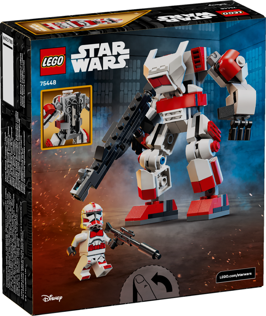boîte LEGO Star Wars 75448 – Le robot du Shock Trooper Clone