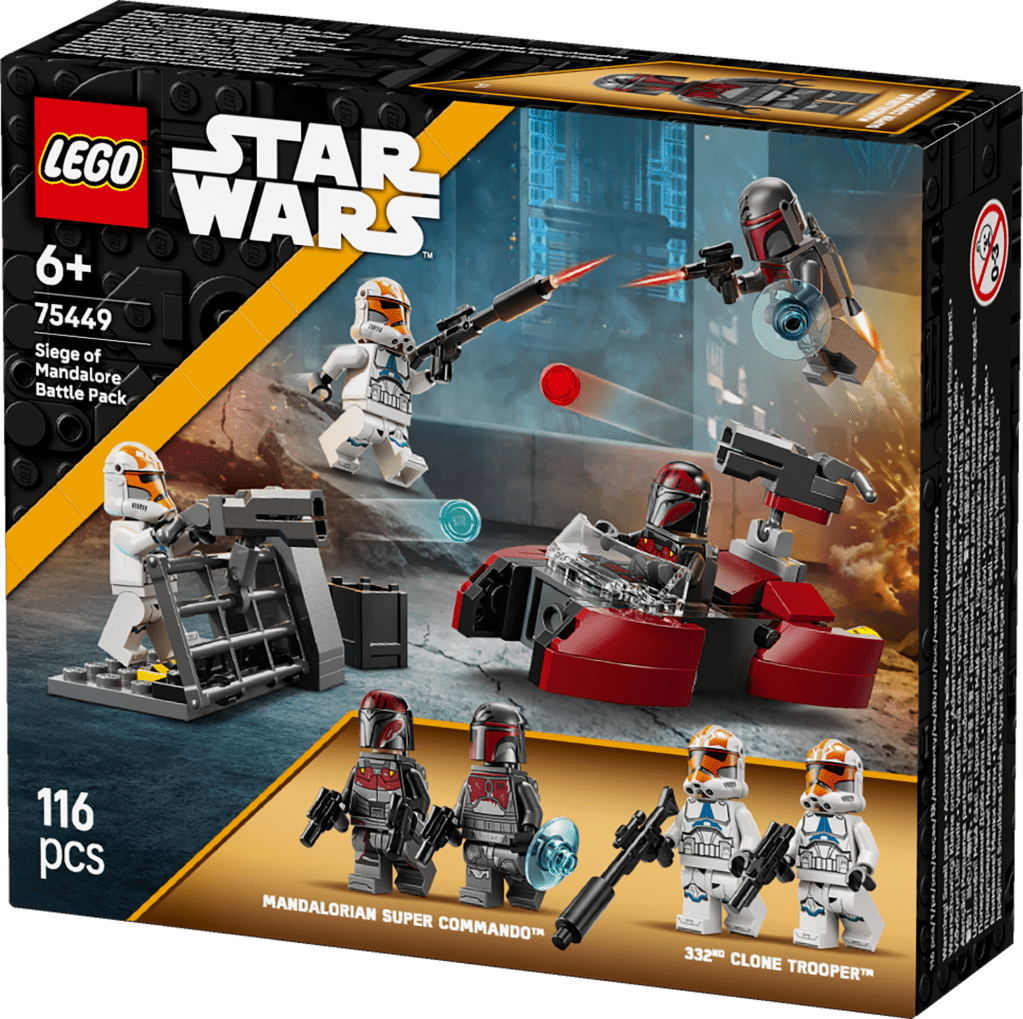 boîte LEGO Star Wars 75449 – Pack de combat : Le Siège de Mandalore