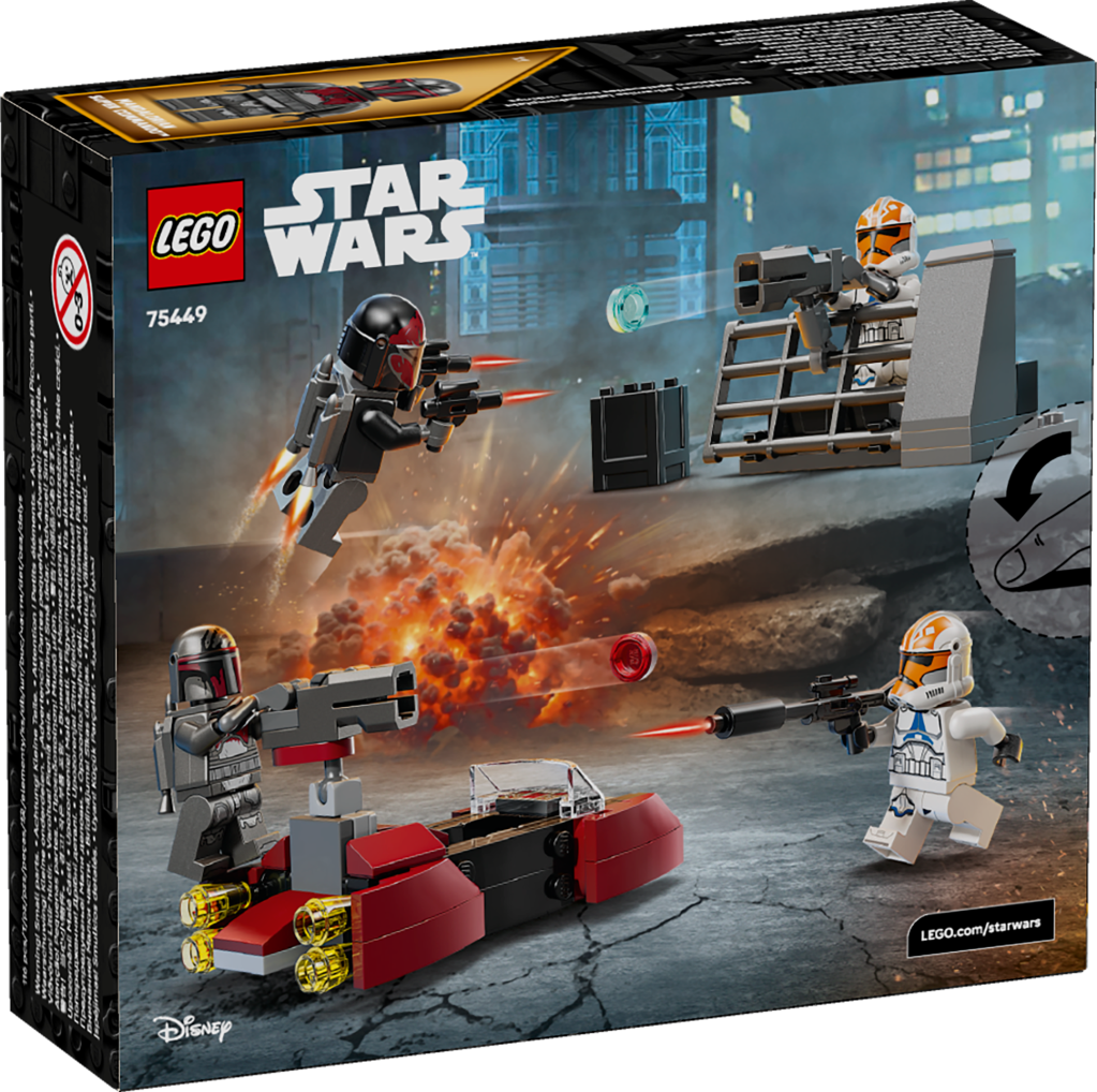 boîte LEGO Star Wars 75449 – Pack de combat : Le Siège de Mandalore