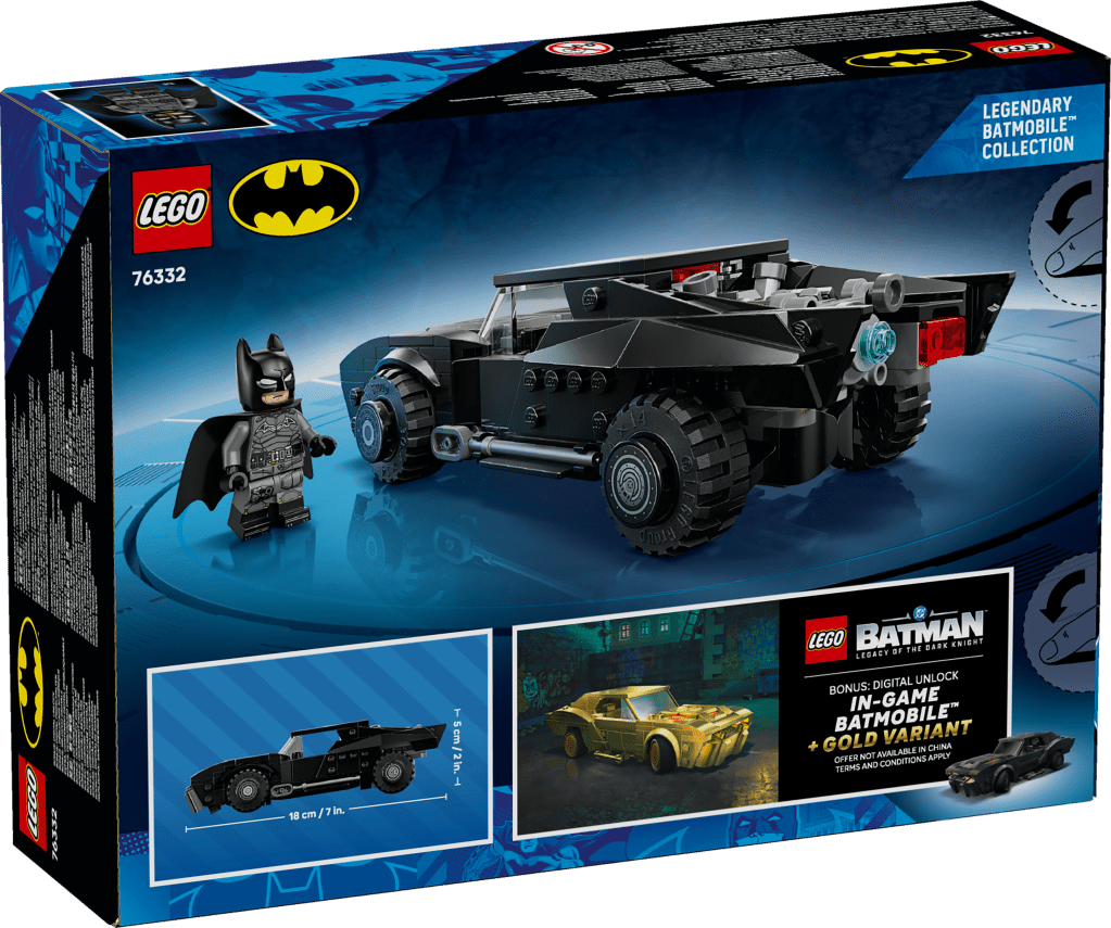 boîte LEGO DC Batman 76332 – La Batmobile de The Batman