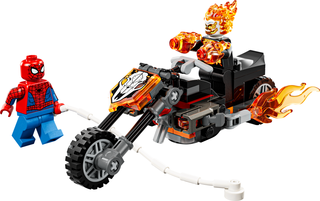 LEGO ǀ Marvel 76335 Spider-Man et sa Moto contre Ghost Rider