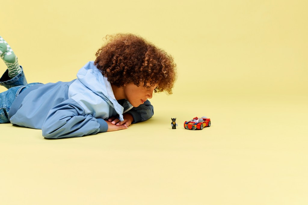 LEGO ǀ Marvel 76336 Spider-Man et sa Voiture contre Wolverine Vénomisé