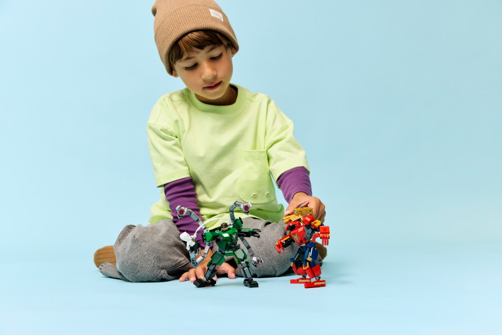 LEGO ǀ Marvel 76338 Le Combat des Robots : Spider-Man contre Docteur Octopus