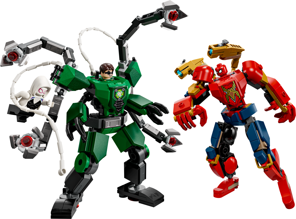 LEGO ǀ Marvel 76338 Le Combat des Robots : Spider-Man contre Docteur Octopus
