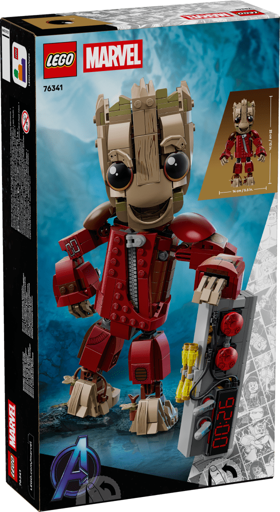 boîte LEGO ǀ Marvel 76341 Groot en Tenue de Ravageur