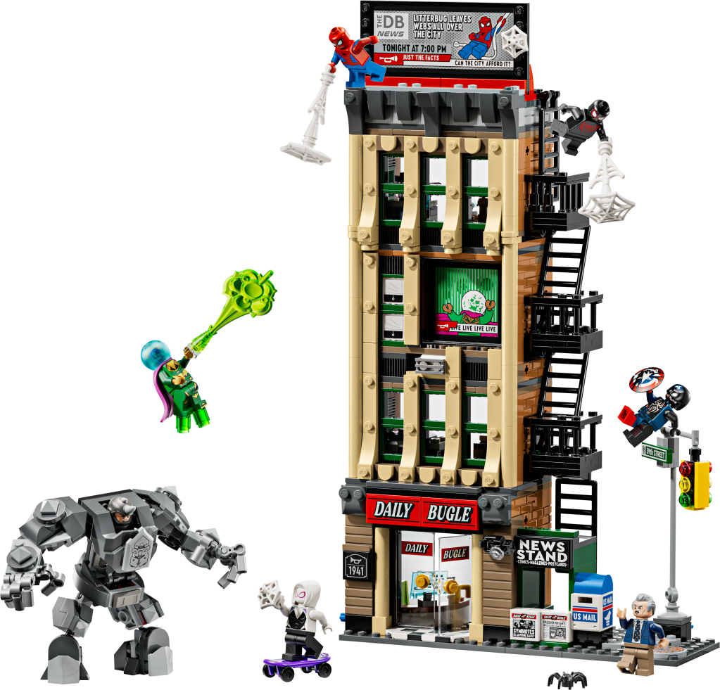 LEGO ǀ Marvel 76342 Spider-Man contre Mystério : le Daily Bugle
