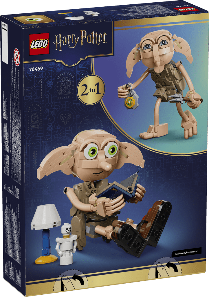 boîte LEGO Harry Potter 76469 Dobby l'Elfe Libre