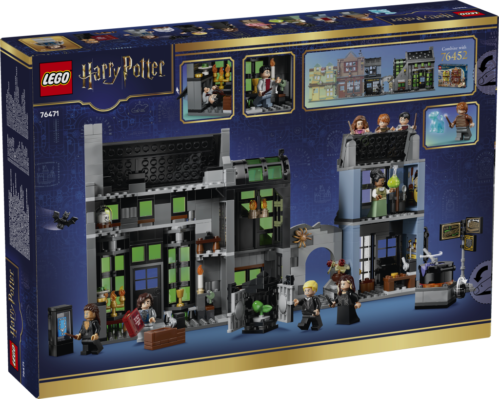 boîte LEGO Harry Potter 76471 Les Boutiques Magiques de l'Allée des Embrumes