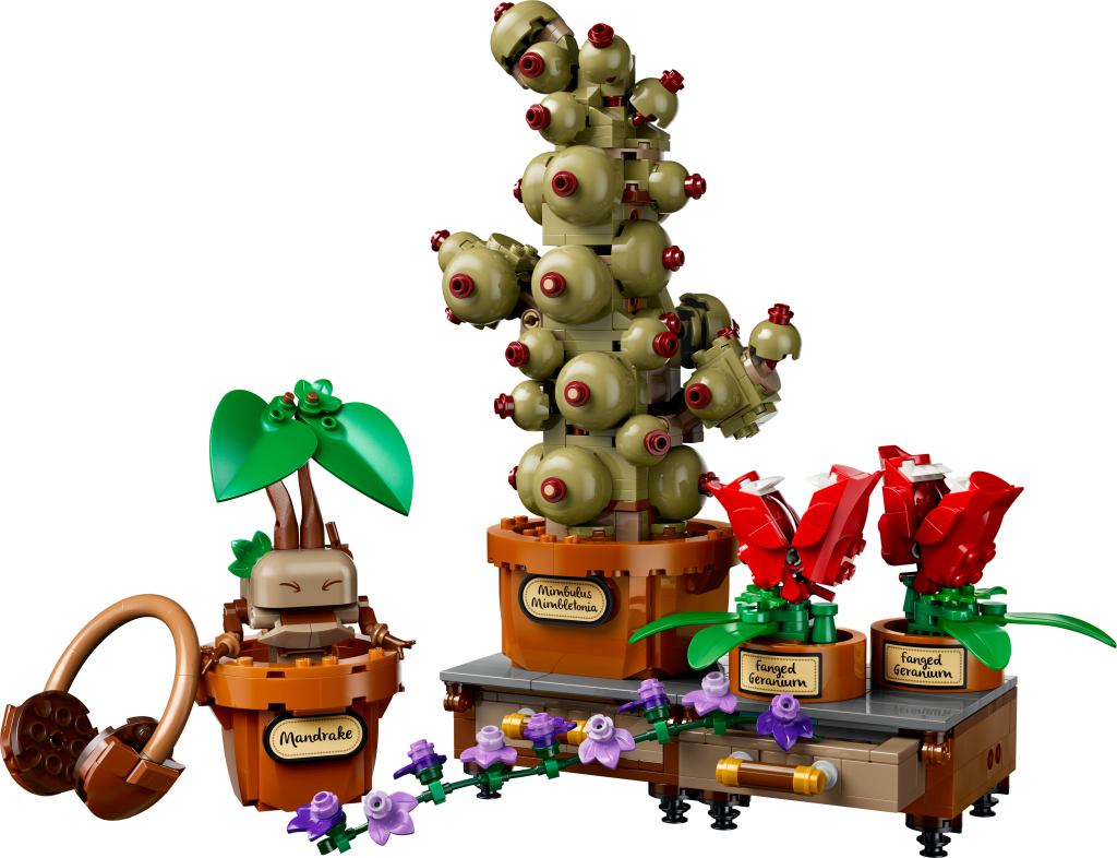 LEGO Harry Potter 76474 Les Plantes du Cours de Botanique de Poudlard