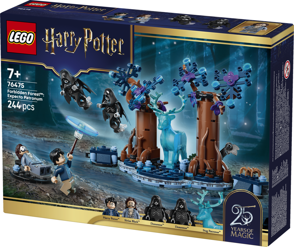 boîte LEGO Harry Potter 76475 La Forêt Interdite : Expecto Patronum