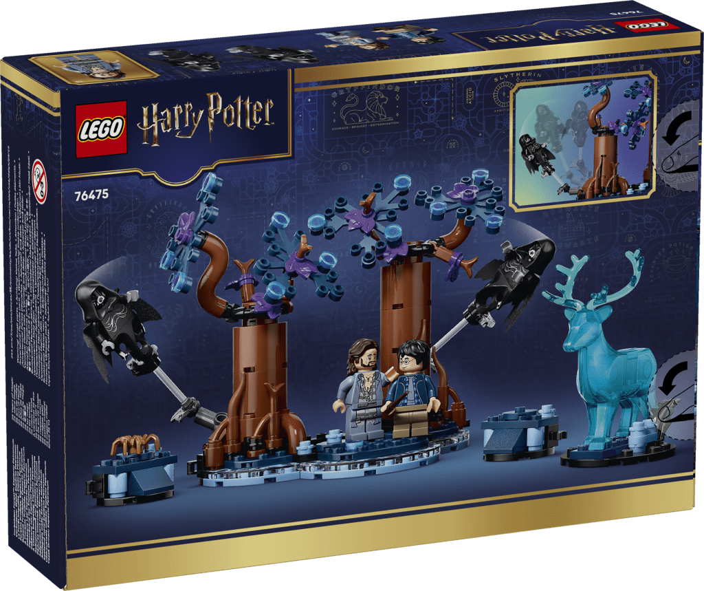 boîte LEGO Harry Potter 76475 La Forêt Interdite : Expecto Patronum