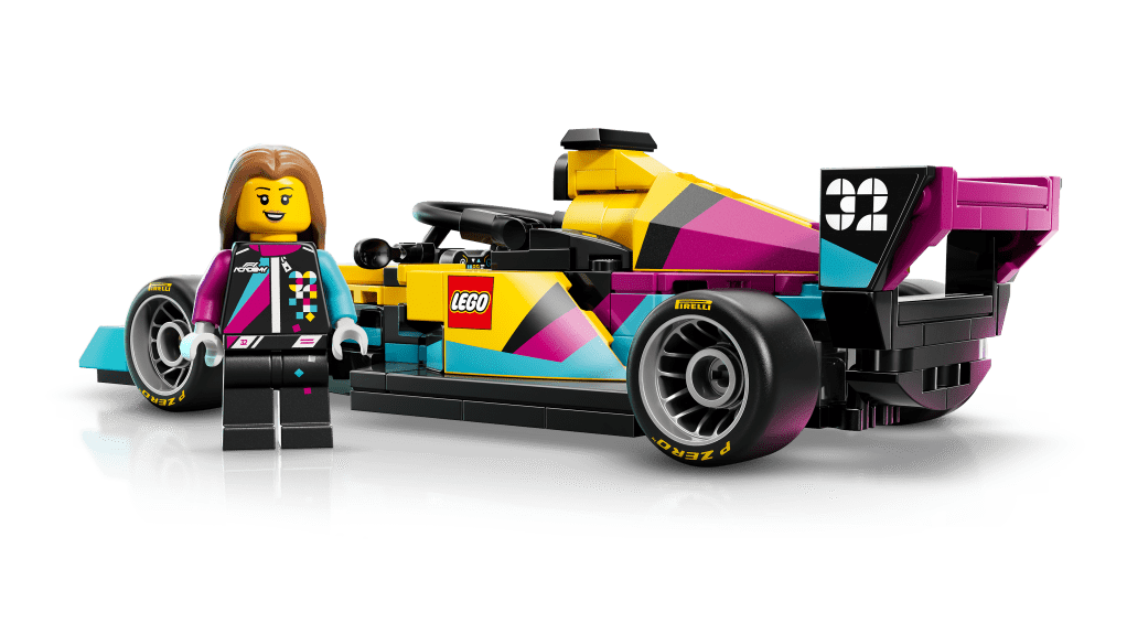 détails LEGO Speed Champions 77258 Voiture de Course F1 ACADEMY LEGO