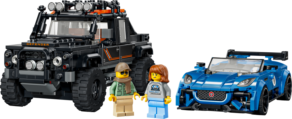 LEGO Speed Champions 77264 La Jaguar Project 7 et le Land Rover Defender