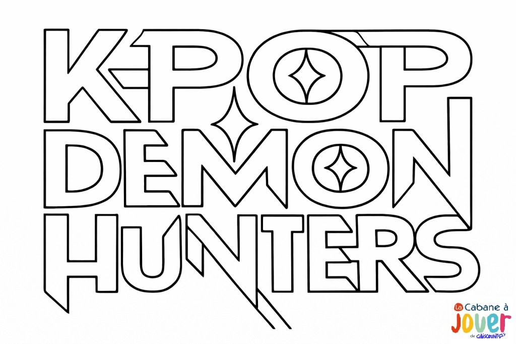 coloriage K-pop Demon Hunter