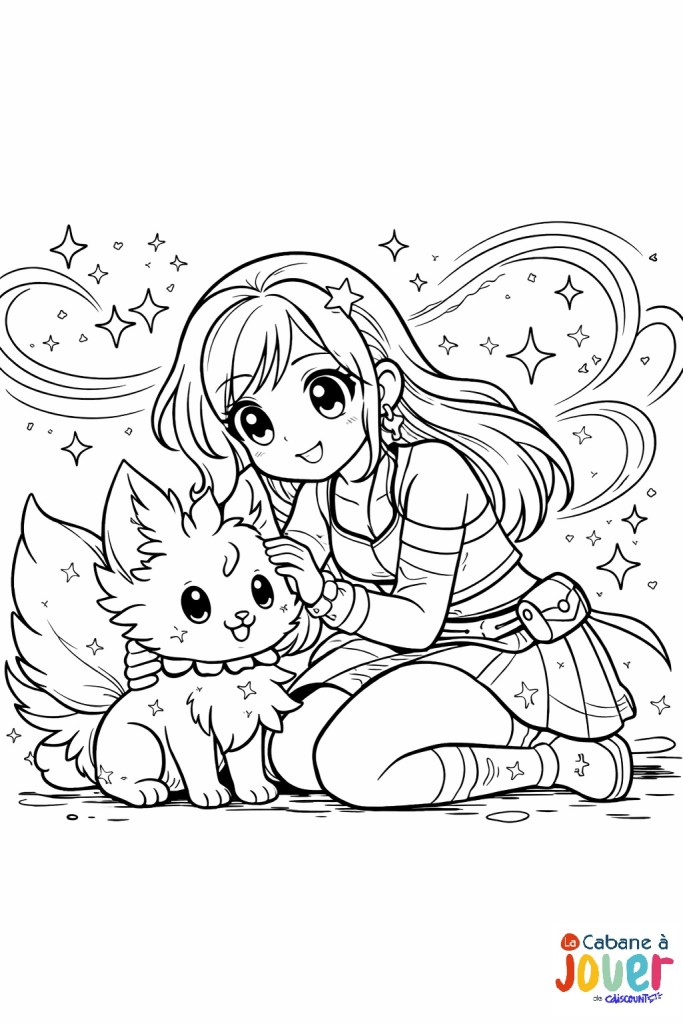 coloriages inspirés K-Pop demon hunter