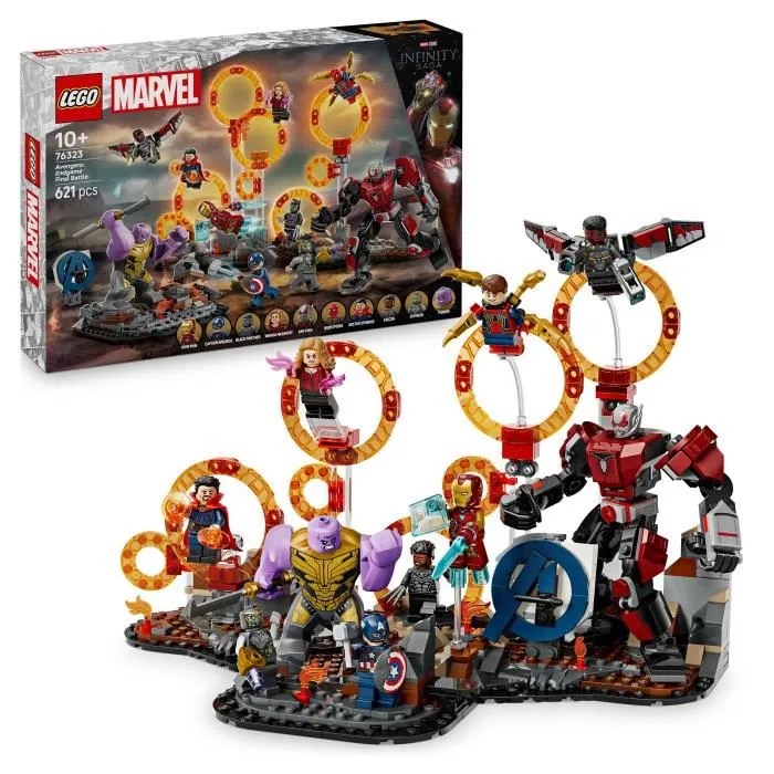 LEGO Marvel 76323 Combat final d'Avengers