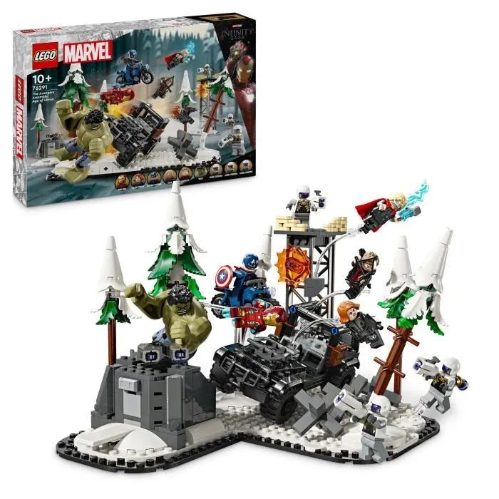 LEGO Marvel 76291 Avengers Rassemblement : L’ère d’Ultron