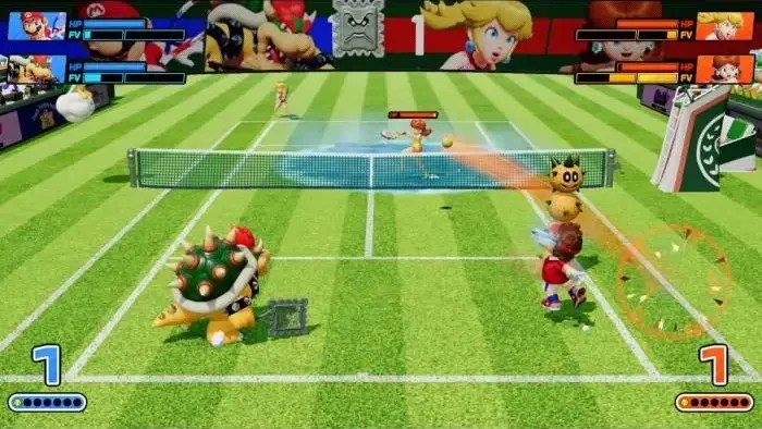 mode aventure mario tennis fever