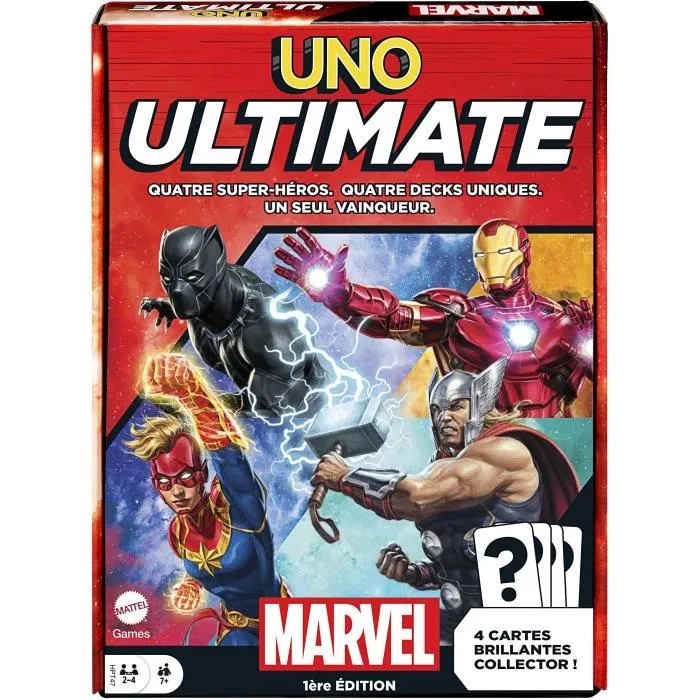 Jeu de cartes UNO ULTIMATE MARVEL