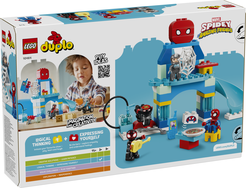 boîte LEGO DUPLO Marvel 10464 Le Quartier Général de l'Équipe Spidey