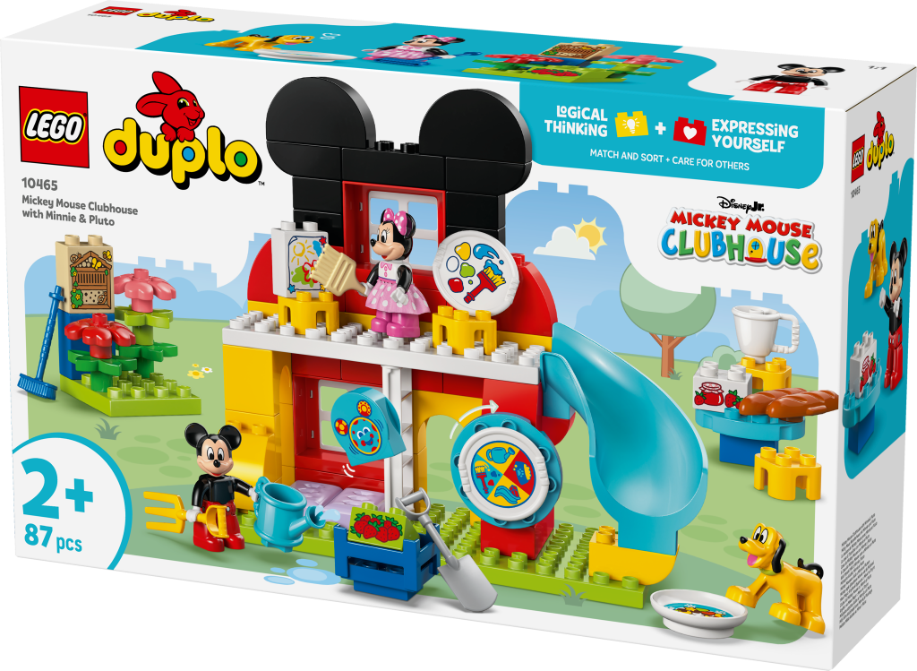 boîte LEGO DUPLO Disney 10465 La Maison de Mickey Mouse avec Minnie et Pluto