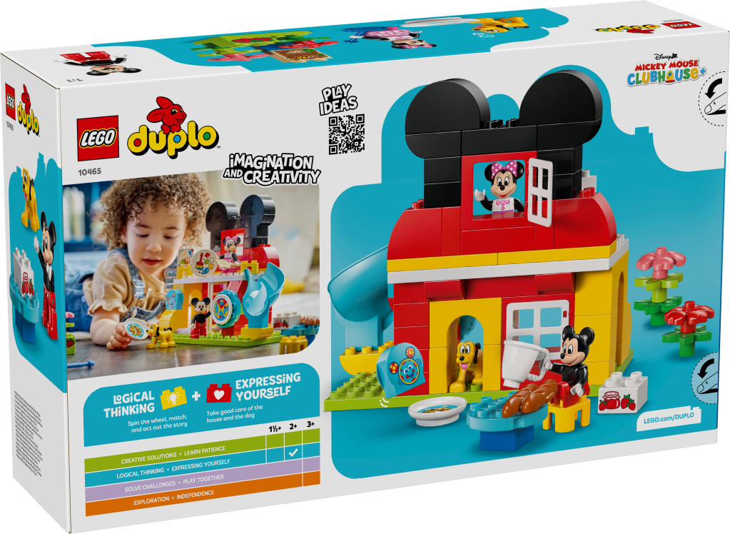 boîte LEGO DUPLO Disney 10465 La Maison de Mickey Mouse avec Minnie et Pluto