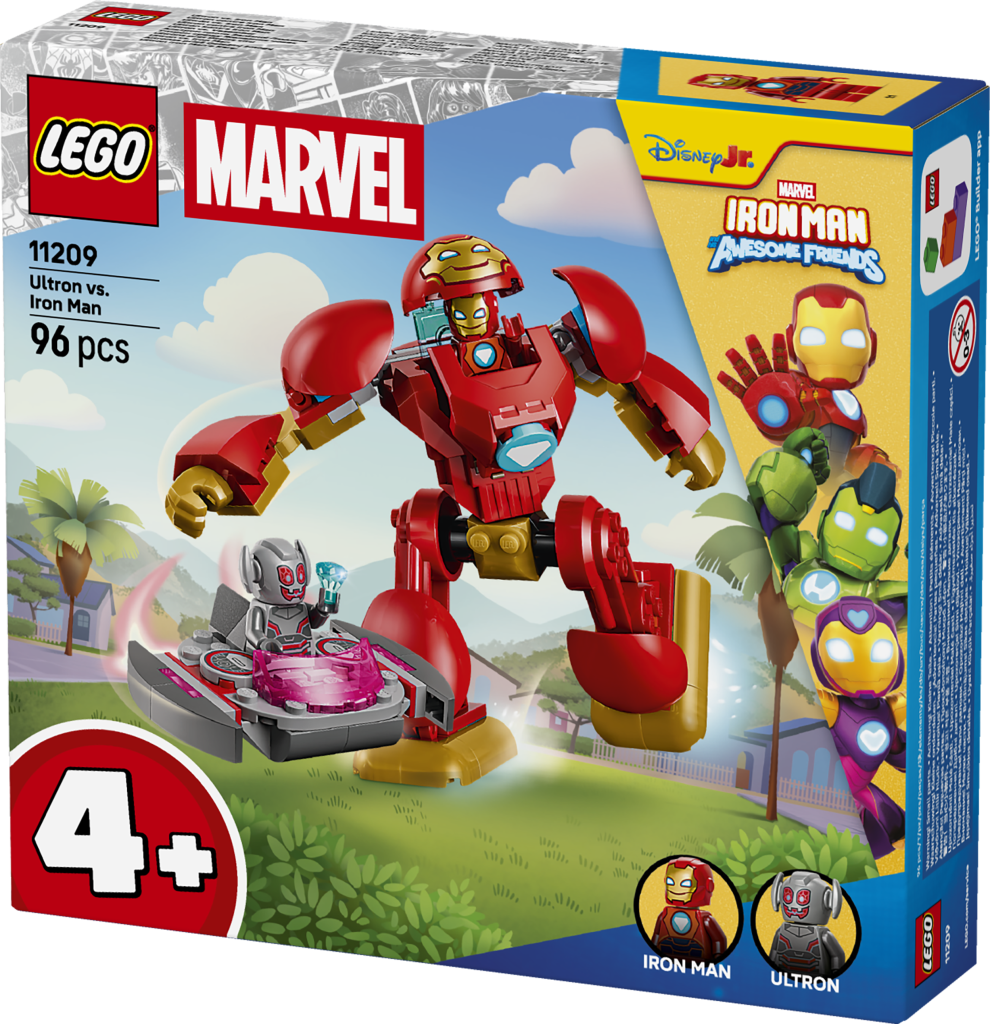 boîte LEGO Marvel Iron Man et ses Amis Incroyables 11209 Ultron contre Iron Man