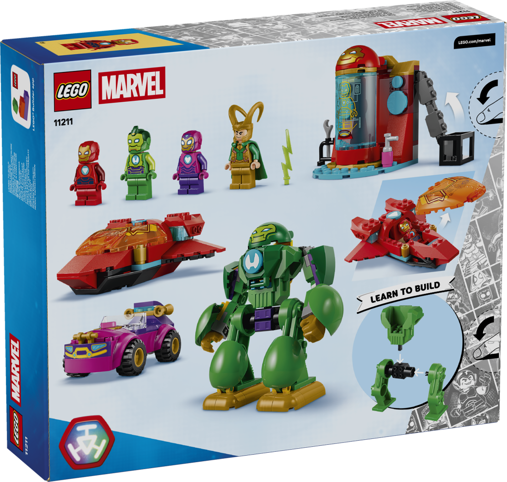 boîte LEGO Marvel Iron Man et ses Amis Incroyables 11211 Loki contre la Team Iron Man