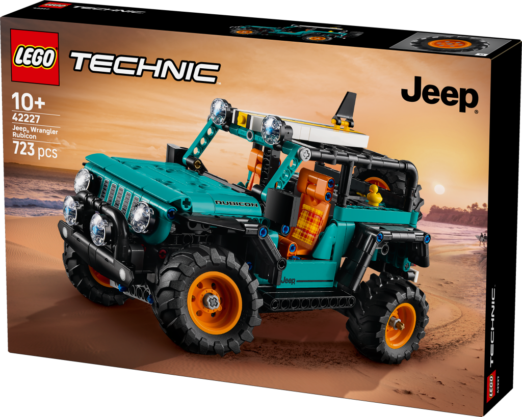 boîte LEGO Technic 42227 SUV Jeep Wrangler Rubicon