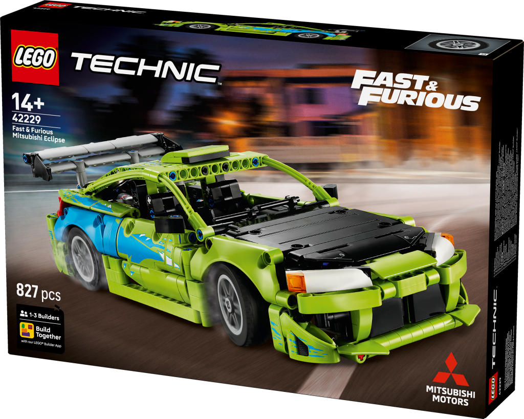 boîte LEGO Technic 42229 Voiture Mitsubishi Eclipse de Fast and Furious