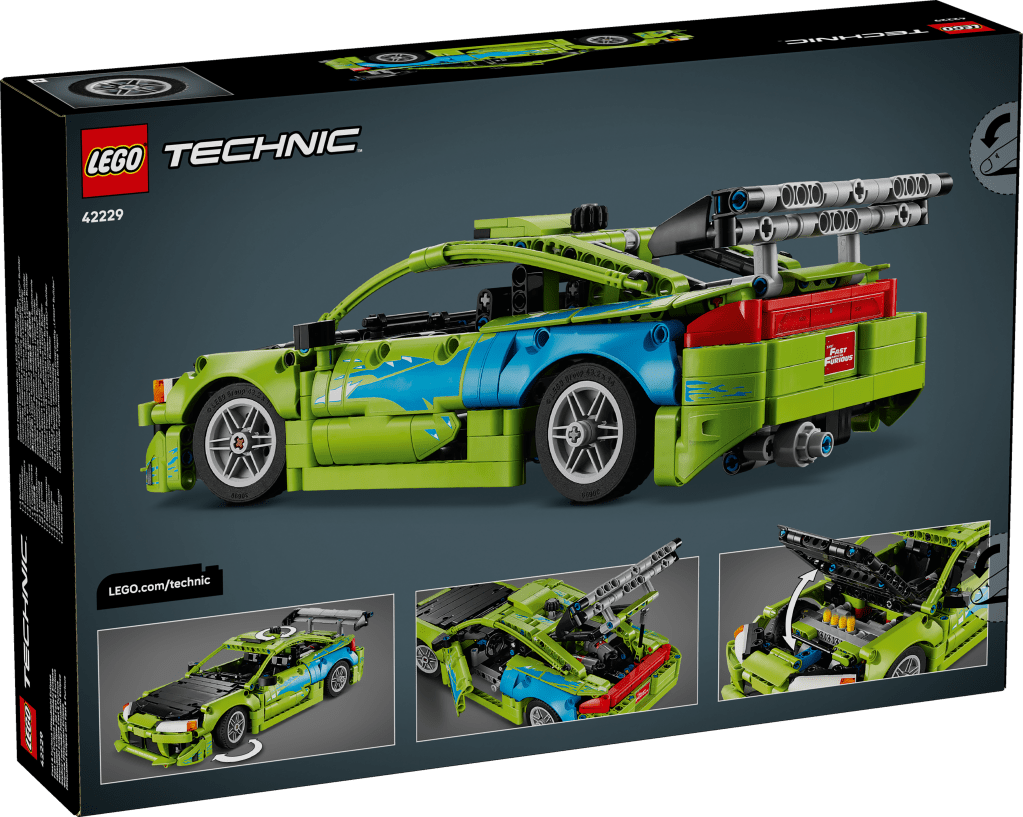 boîte LEGO Technic 42229 Voiture Mitsubishi Eclipse de Fast and Furious